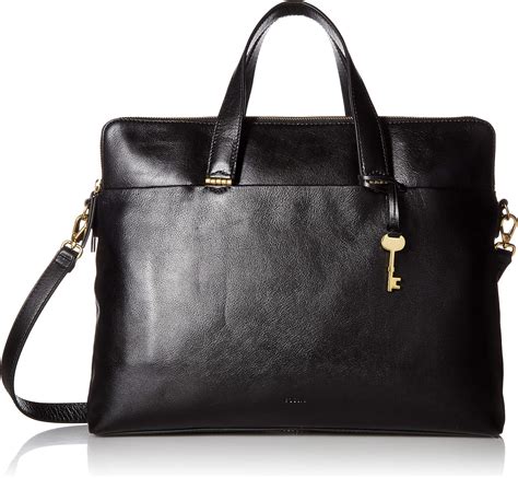 fossil bridgette tasche|Fossil Women's Bridgitte Leather Laptop Bag Handbag, .